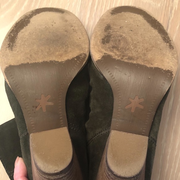 Splendid brand Olive green suede booties - Picture 9 of 13